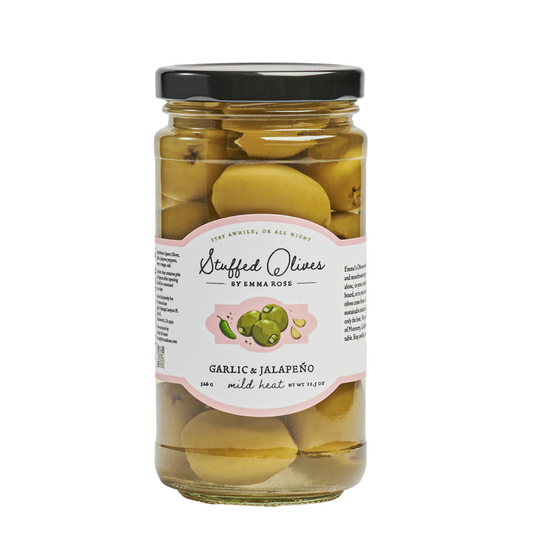 Stuffed Garlic & Jalapeño